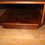 Art deco walnut coffee table
