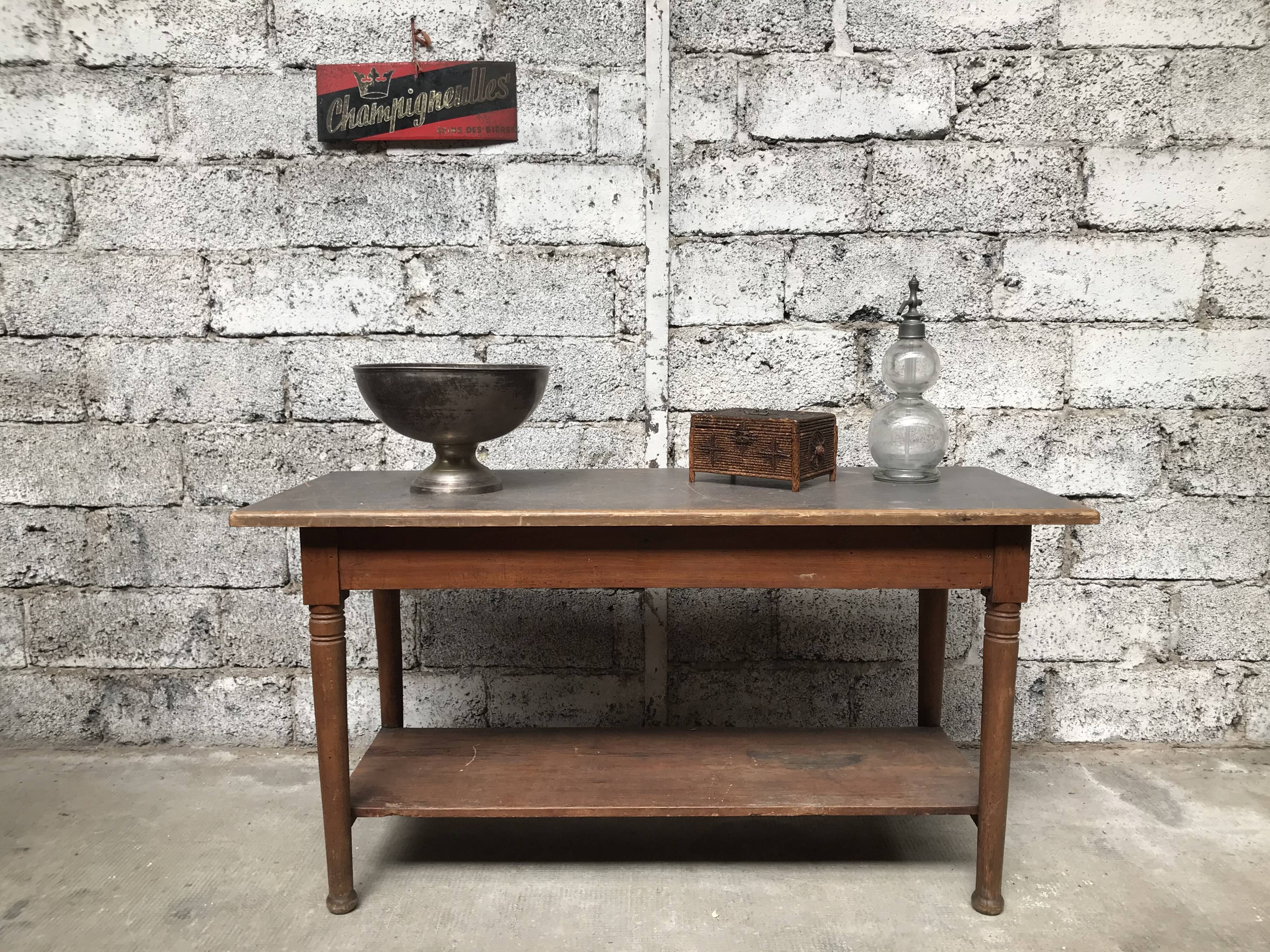 Old draper table early twentieth century