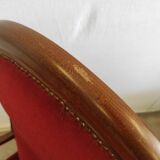 Fauteuil voltaire rouge