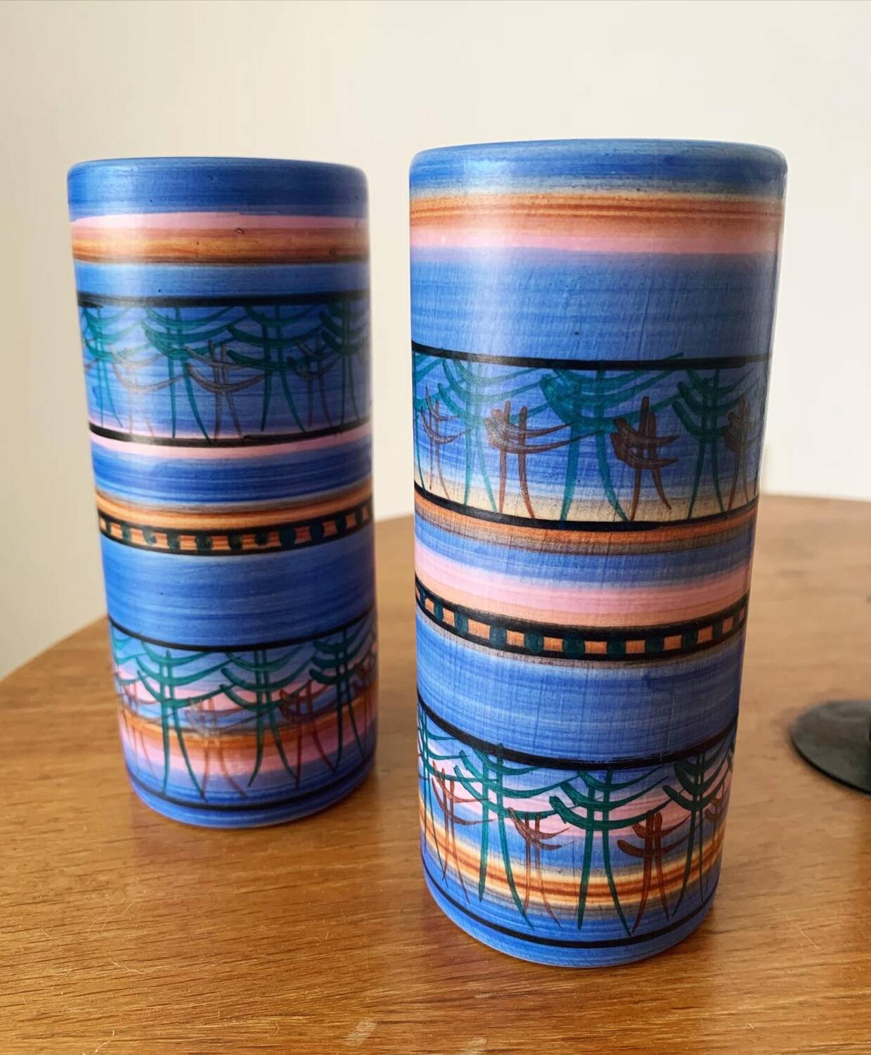 Roller vases by Michel Gorgeon for Vallauris