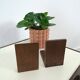 Vintage oude houten boekensteun