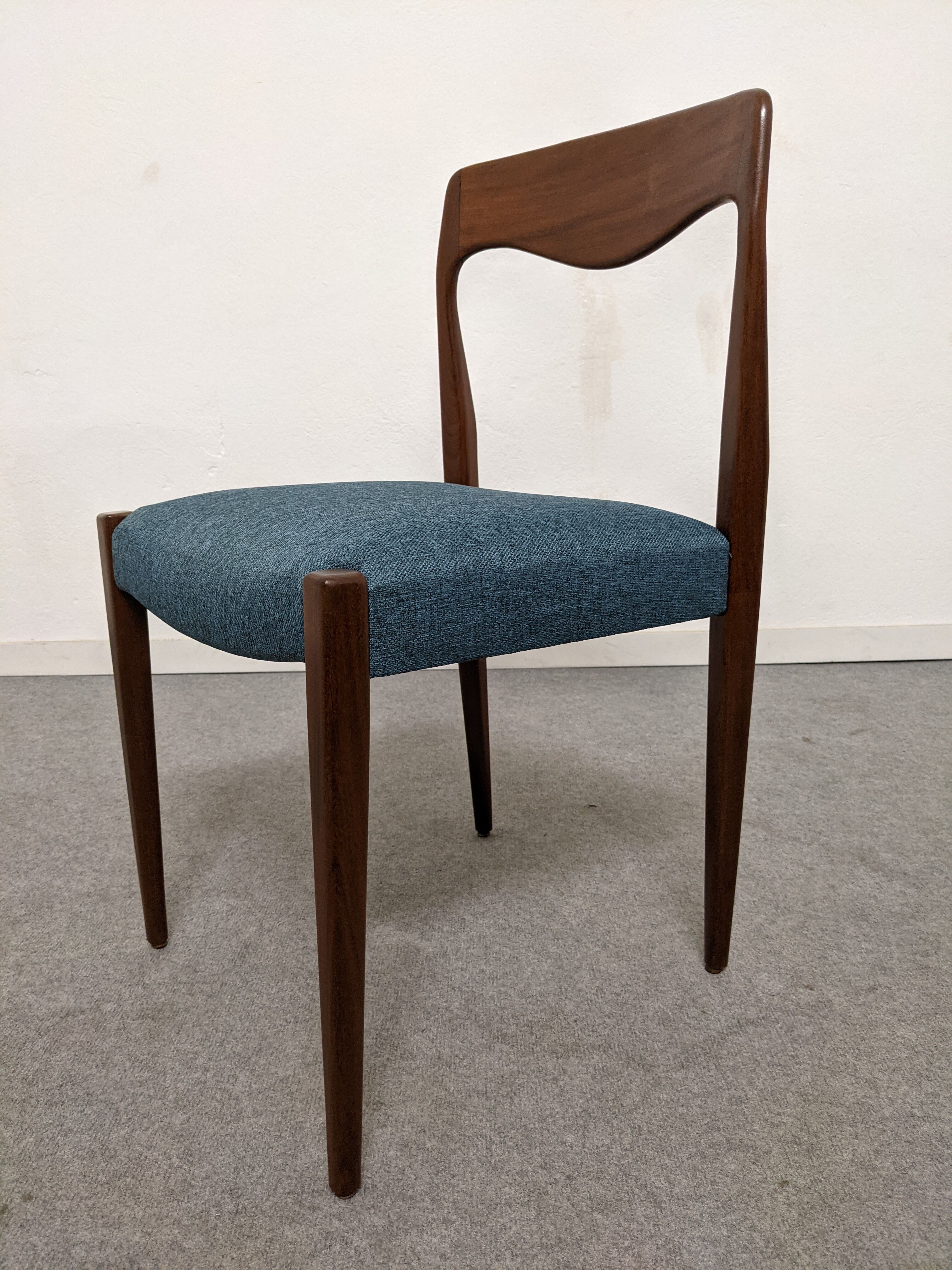 Set de 6 chaises danoises en teck des années 60/70