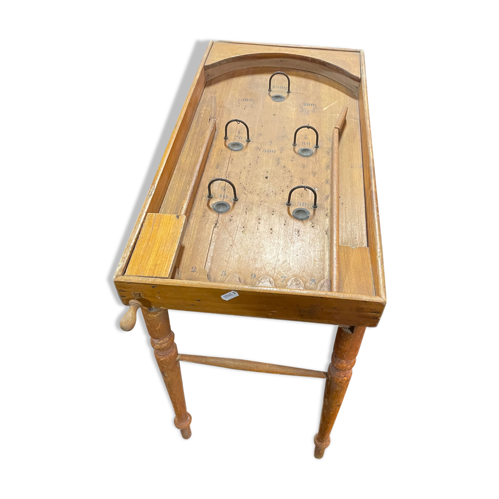 Jeu ancien flipper en bois Selency