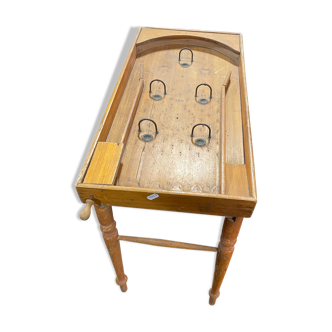 Old game wooden pinball machine