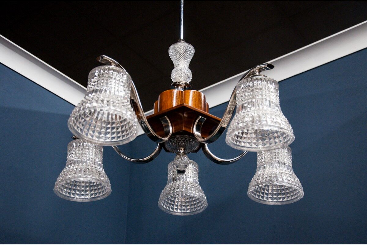 Hanging lamp, poland, mid-20th century