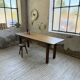 Walnut farmhouse table 2.10m from the 50s