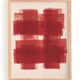 Abstract painting on paper B245 painting signed Eawy