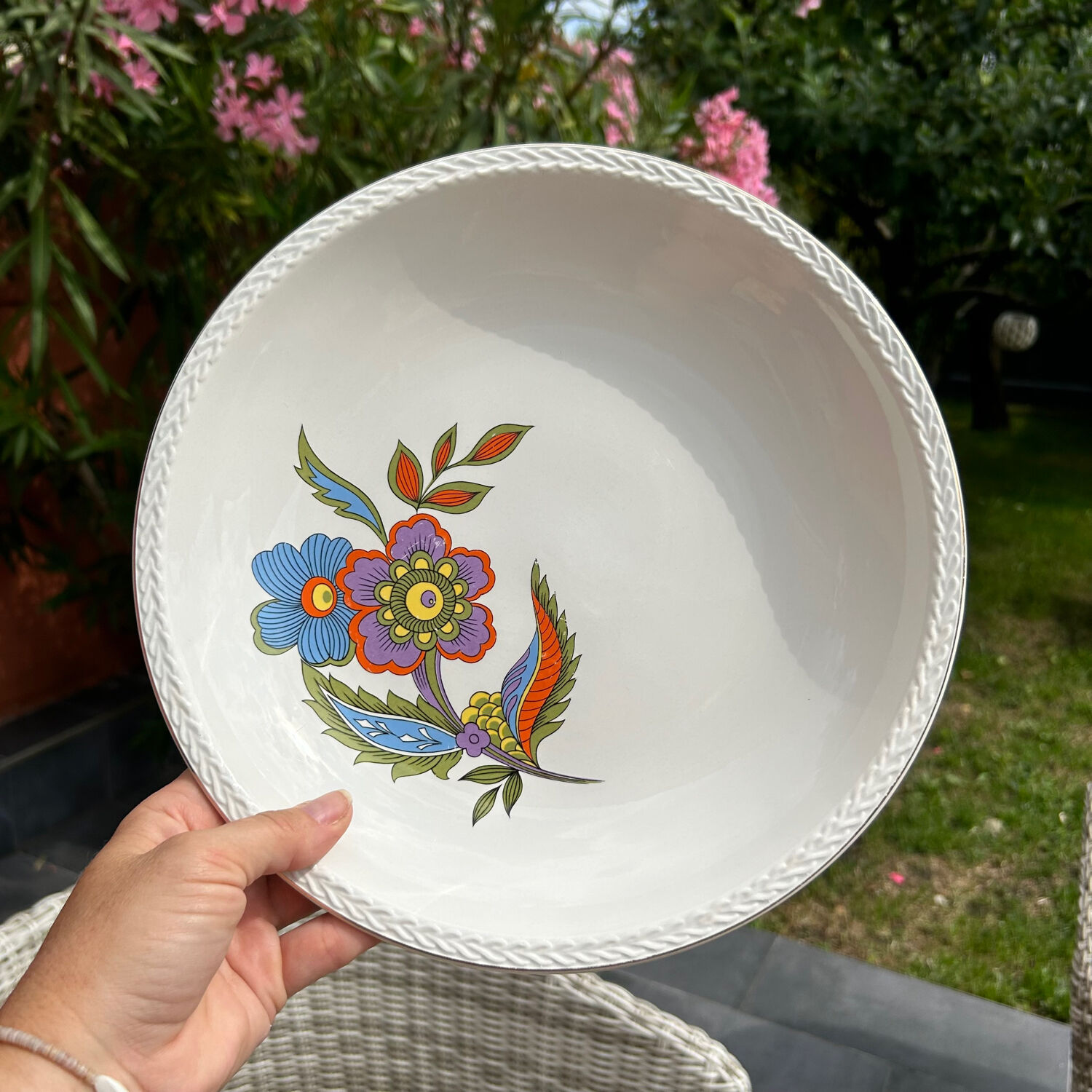 Deep dish eliane digoin sarreguemines