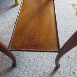 Side table – End table – Mahogany – Raised edge top – 1 drawer