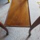 Table d’appoint – Bout de canapé -Acajou – plateau a rebord-1 tiroir