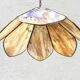 Very large Italian art deco pendant light