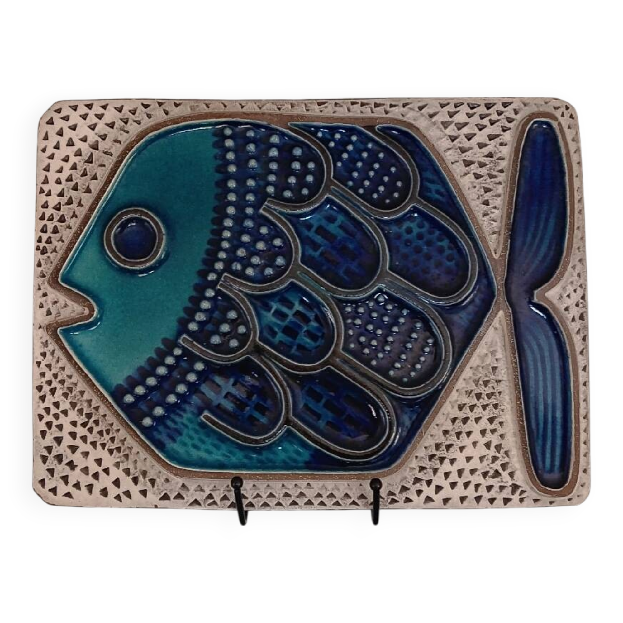 Plaque murale suédoise de Mari Simmulson pour Upsala Ekeby