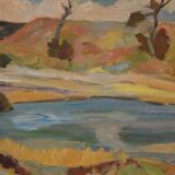 Serene landscape by E. O. Jonza