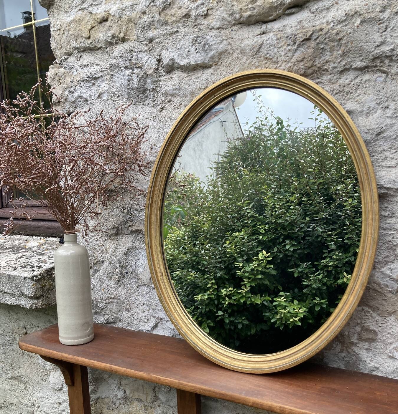 Miroir ancien doré