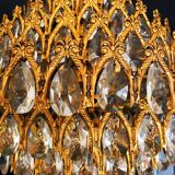Italian 1960 cut crystal chandelier