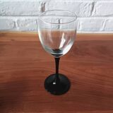 6 glasses 15 cl Pied Noir Vintage France 1980 Luminarc domino