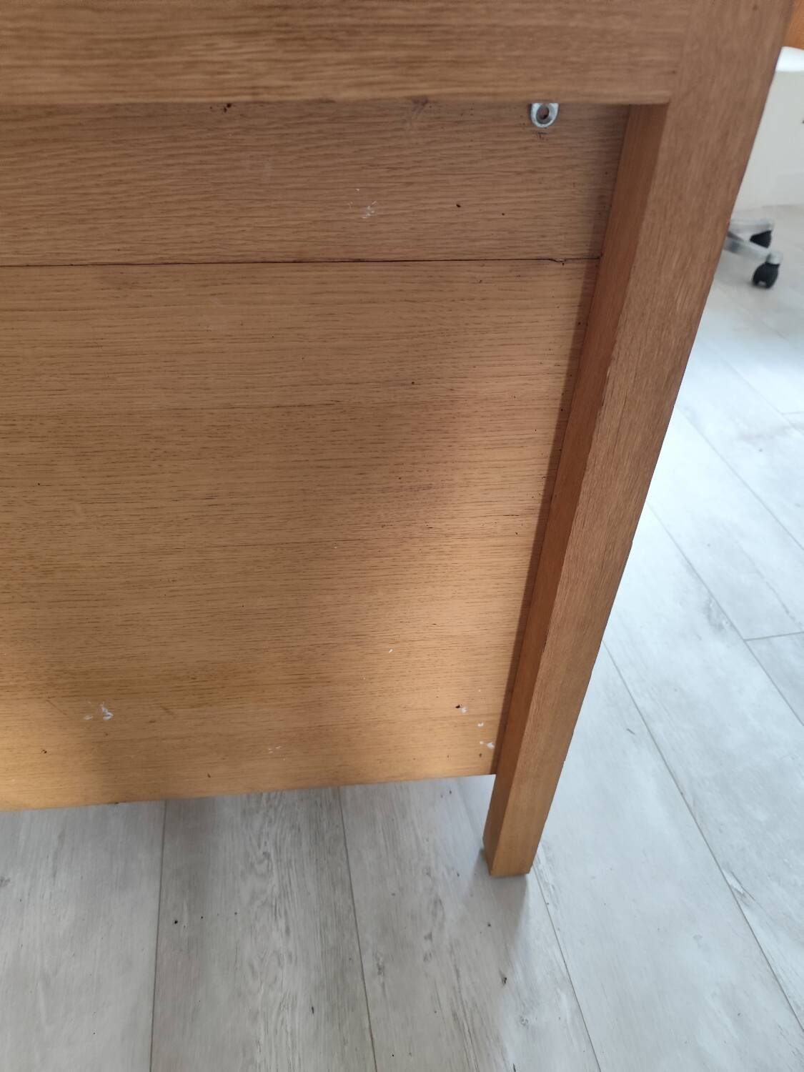 Bureau moderne habitat placage chêne