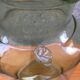 Large blown glass jar 12L
