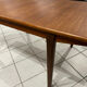 Large extendable Scandinavian table in vintage teak from the 1970s.