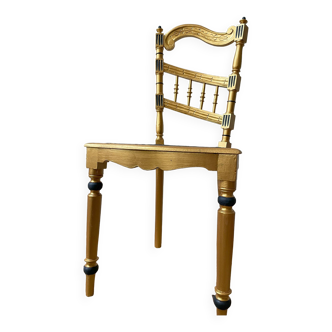 Portugal Gold Wood Chair