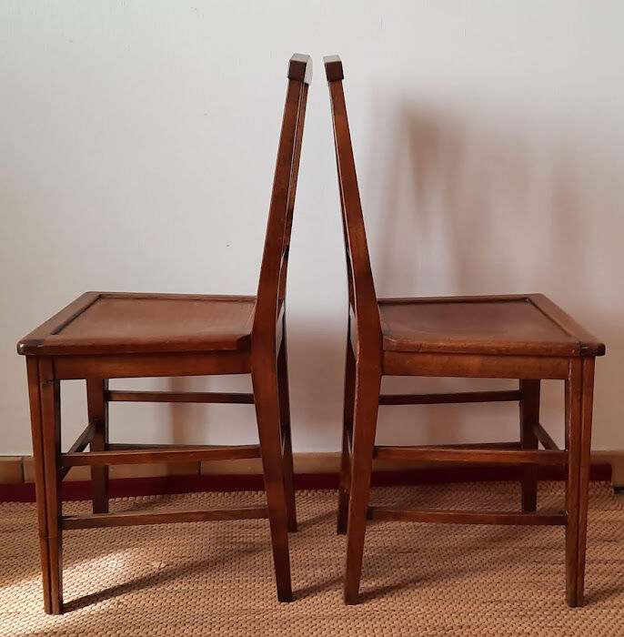 Set of chairs Luterma walnut