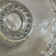 Vintage glass apothecary sweet jar signed gien france