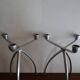 Pair of candlestick candlesticks design 3 metal lights