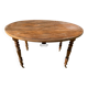 Table ancienne en bois rabatable – Style campagne / vintage