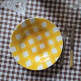 La Redoute x Selency set of 4 yellow semi-deep plates