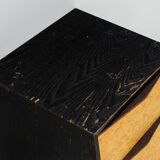 Architectural sloped chest of drawers