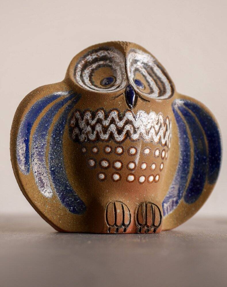Mid-century modern pottery sculpture by Thomas Hellström for Nittsjö, Sweden, 1960s