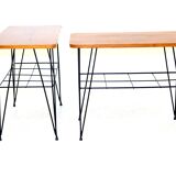 Set of 2 tables "Stringbord" in teak, Sweden, 1950