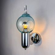 Toni Zuccheri drop shaped wall sconce, Murano glass, Italy, circa 1970s