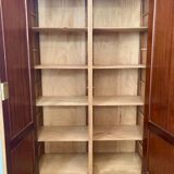 Parisian wardrobe in raw wood