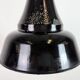 Industrial Black Enamel Bauhaus Pendant Lamp, 1930s