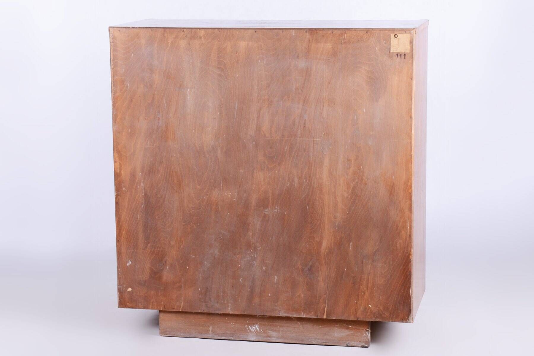 Art Deco Maple Wardrobe by J. Halabala for Up Zavody, Czech, 1930s