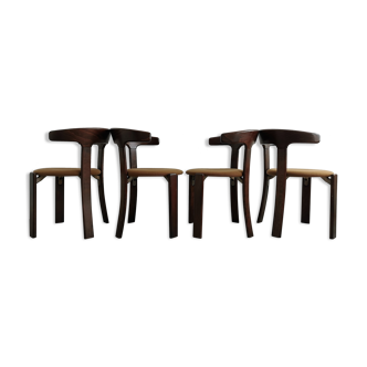 Set Bruno Rey Dining Chairs by Kusch + Co, 1970