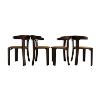 Ensemble de chaises à manger Bruno Rey par Kusch + Co, 1970