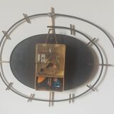Vintage metal clock Star Ortf