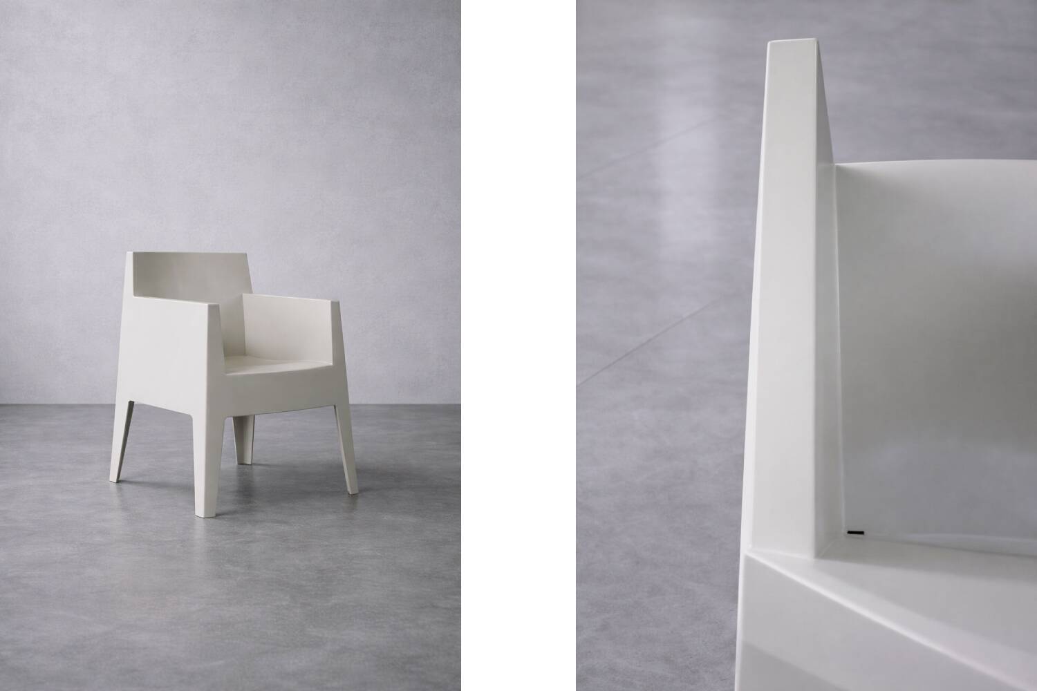 Set of 4 Vintage Mid-Century Modern Atlantide Collection Toy Plastic Chairs