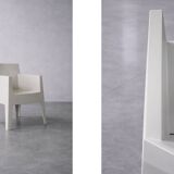 Set of 4 Vintage Mid-Century Modern Atlantide Collection Toy Plastic Chairs