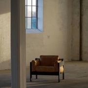 Pair of Easy chairs by Rud Thygesen & Johnny Sørensen in wood and leather, 1970s.