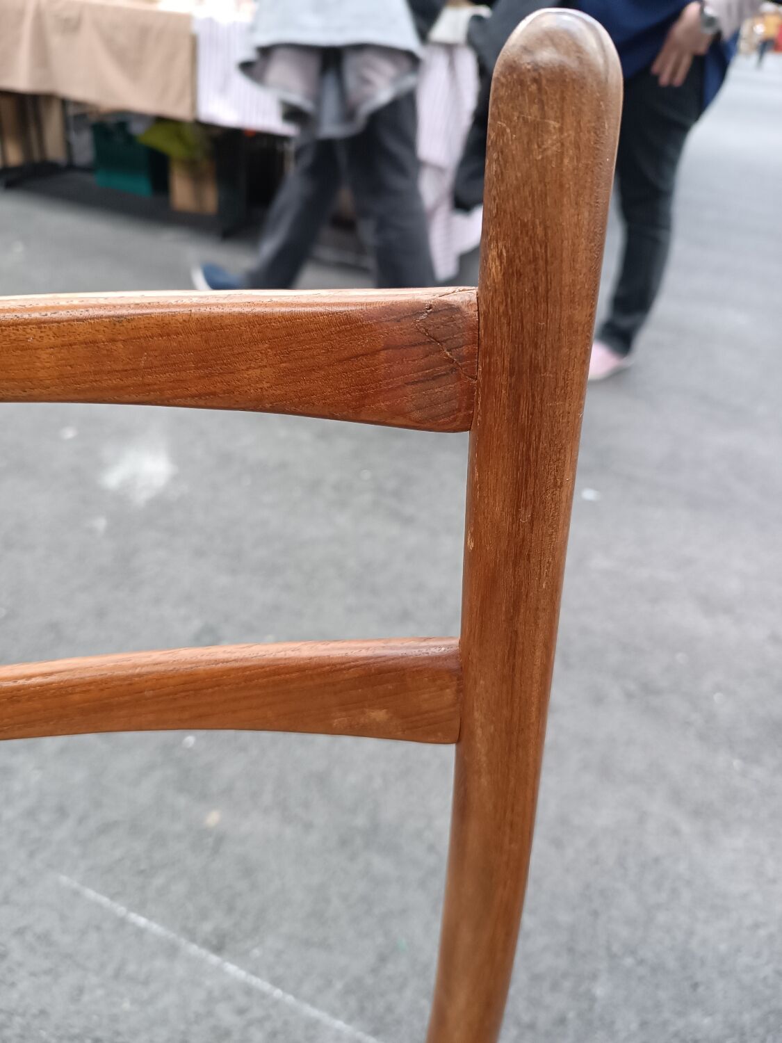 Four Scandinavian teak chairs in the 60s