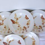 6 soup plates from Sarreguemines