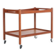"AT-45" teak serving trolley by Hans Wegner for Andreas Tuck / Mid-century Danish modern design / 1960s