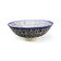 Moroccan ceramic handcrafted flat salad bowl from the city of Fez in Morocco