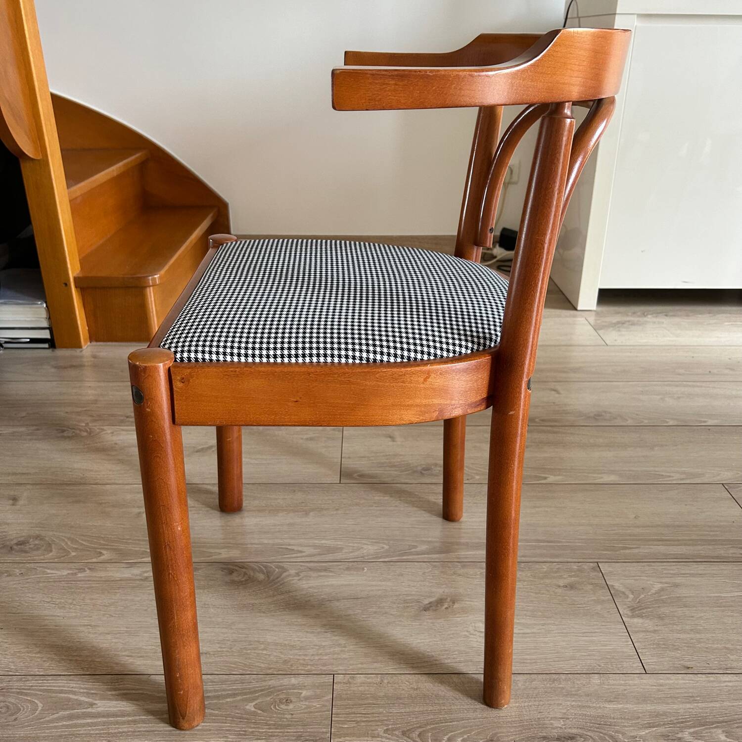 Paire chaises bistrot bois courbé
