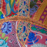 Pouf - large Indian round cushion