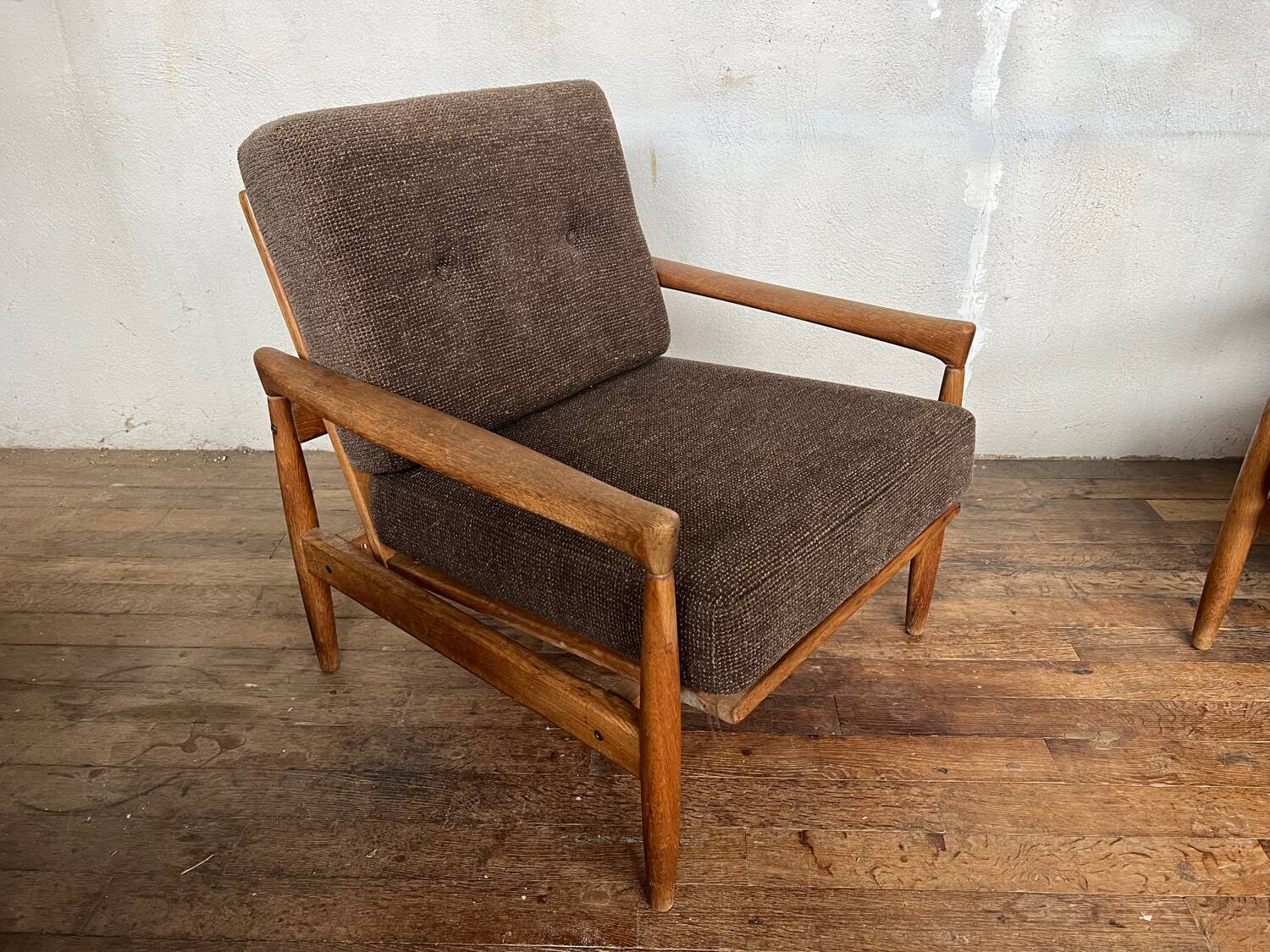 Pair of Scandinavian armchairs by Erik Wørtz for Möbel-Ikea, 1960