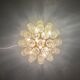 Ceiling or wall brass sputnik snowball flush mount by Doria Leuchten, 1970s